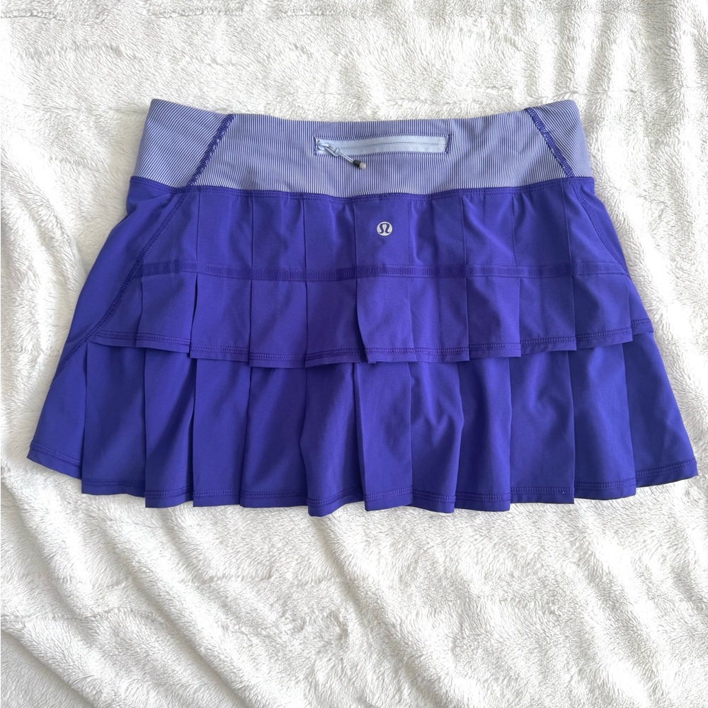Lululemon Pace Setter Tennis Skirt – Power Purple – Size 6